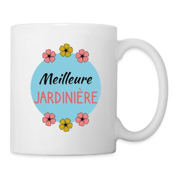 MEILLEURE JARDINIERE. JARDIN. JARDINIERE - Mug blanc - blanc - Droite