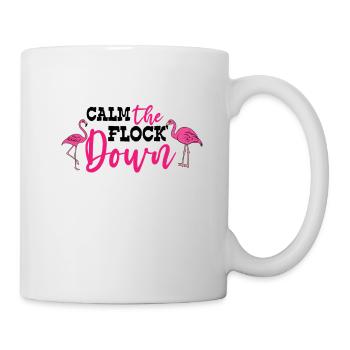 Flamingo Pink Flamingo Flamingo Geschenk - Tasse - Weiß - Rechts