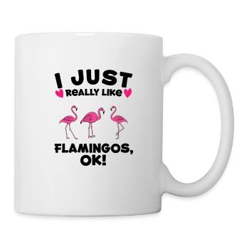 Flamingo Pink Flamingo Flamingo Gift - Mug - white - Right