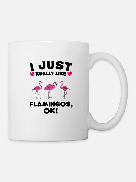 Flamingo Pink Flamingo Flamingo Gift - Mug - white