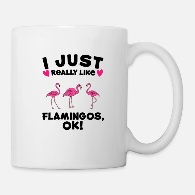 Flamingo Pink Flamingo Flamingo Gift - Mug - white