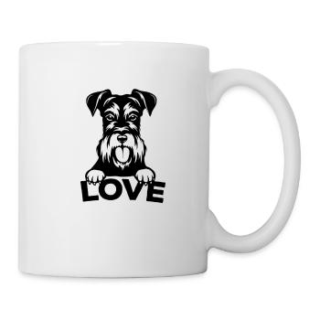 Schnauzer Chien Miniature Schnauzer Géant Schnauzer - Mug blanc - blanc - Droite