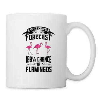 Flamingo Pink Flamingo Flamingo Geschenk - Tasse - Weiß - Rechts