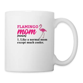 Flamingo Pink Flamingo Flamingo Geschenk - Tasse - Weiß - Rechts