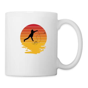Magnet Angeln Magnetfischen Magnetangeln Sondeln - Tasse - Weiß - Rechts