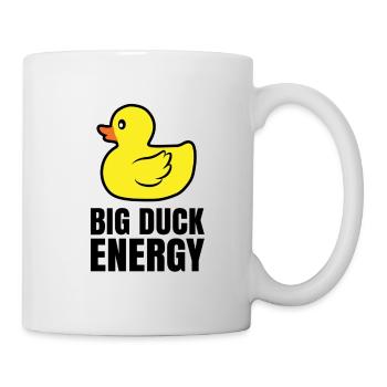 Ente Quitscheente Erpel Enten Gelbe Gummiente - Tasse - Weiß - Rechts