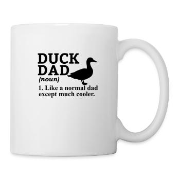 Ente Quitscheente Erpel Enten Gelbe Gummiente - Tasse - Weiß - Rechts