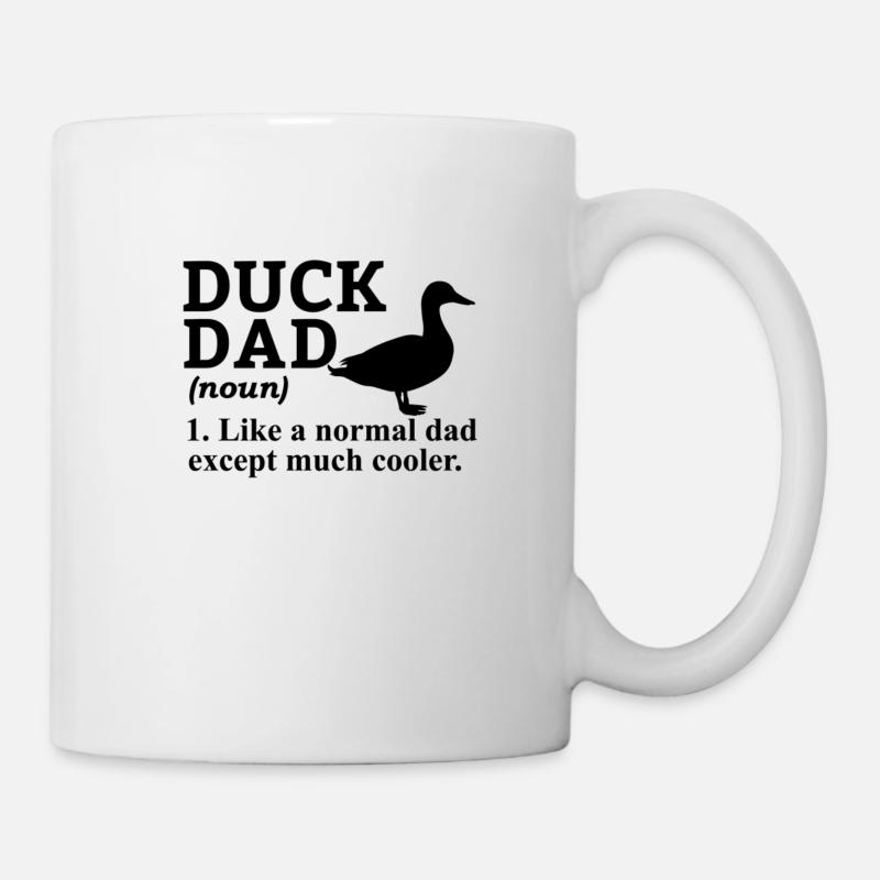 Canard Quitsche Canard Erpel Canard Jaune Caoutchouc Canard - Mug blanc - blanc