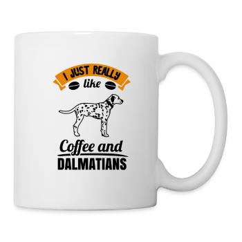 Dalmatian Dog GiftFor Dalmatian Owners - Mug - white - Right