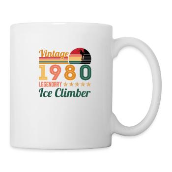 Grimpeurs sur glace Athlètes d’escalade sur glace Escalade sur glace - Mug blanc - blanc - Droite