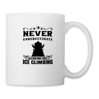 Grimpeurs sur glace Athlètes d’escalade sur glace Escalade sur glace - Mug blanc - blanc - Droite