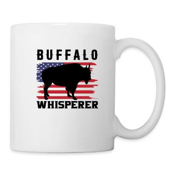 Bison Buffalo Water Buffalo National Park - Mug - white - Right