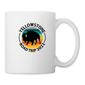 Bison Buffalo Yellowstone National Park - Mug - white - Right