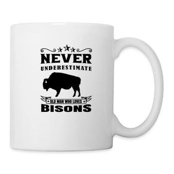 Bison Buffalo Water Buffalo National Park - Mug - white - Right