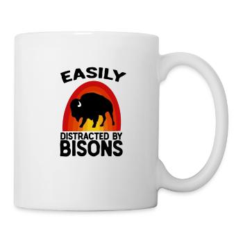 Bison Buffalo Water Buffalo National Park - Mug - white - Right
