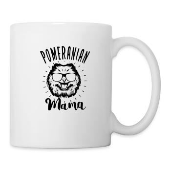 Spitz Pomeranian Zwergspitz Chien - Mug blanc - blanc - Droite