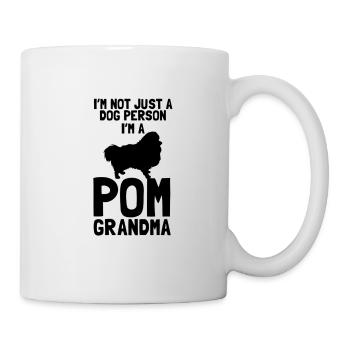Spitz Pomeranian Zwergspitz Chien - Mug blanc - blanc - Droite