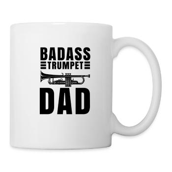 Trompete Trompeter Musiker Trompetenspieler - Tasse - Weiß - Rechts