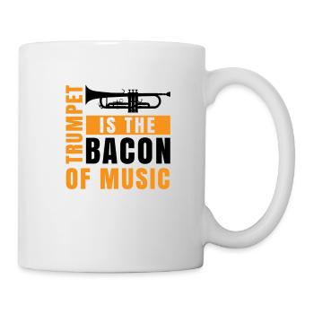 Trompete Trompeter Musiker Trompetenspieler - Tasse - Weiß - Rechts