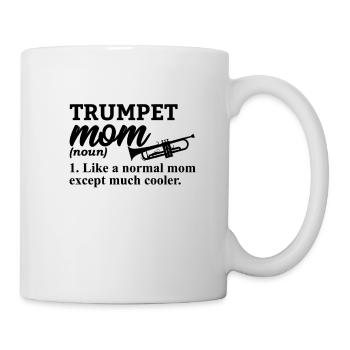Trompete Trompeter Musiker Trompetenspieler - Tasse - Weiß - Rechts