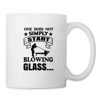 Souffleur de verre Souffleurs de verre Verre soufflant du verre - Mug blanc - blanc - Droite