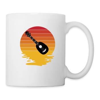 Ukulele Hawaii Uke Guitar Music Hawaiian Gift - Mug - white - Right