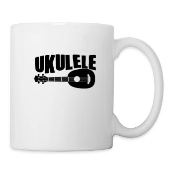 Ukulélé Hawaii Uke Guitare Musique Hawaiian Gift - Mug blanc - blanc - Droite