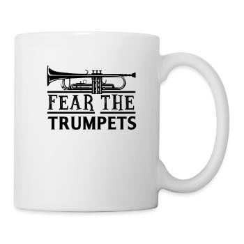 Trompete Trompeter Musiker Trompetenspieler - Tasse - Weiß - Rechts