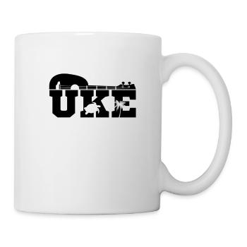 Ukulele Hawaii Uke Guitar Music Hawaiian Gift - Mug - white - Right