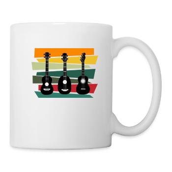 Ukulele Hawaii Uke Guitar Music Hawaiian Gift - Mug - white - Right