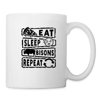 Bison Buffalo Water Buffalo National Park - Mug - white - Right
