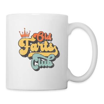 Lustige Alte Knacker Geschenk Old Farts Club - Tasse - Weiß - Rechts
