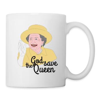 Queen Elizabeth II - Tasse - Weiß - Rechts