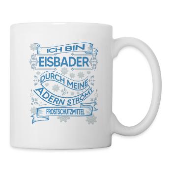 Eisbader Kneipp Kryotherapie Frostschutz im Blut - Tasse - Weiß - Rechts