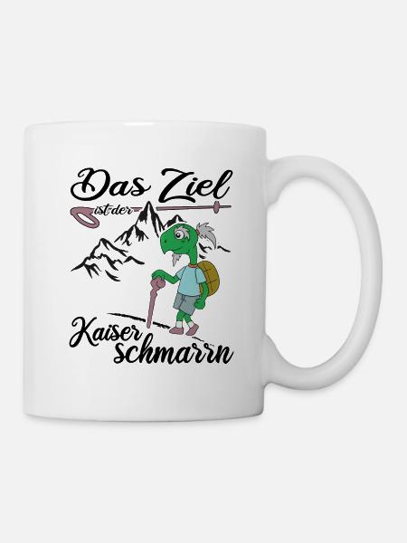 Bergwandern "Kaiserschmarrn" servus alpin Almhütte - Tasse - Weiß