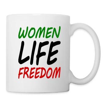 Women life freedom - Mug - white - Right