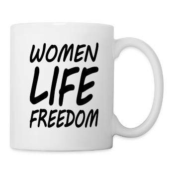 Women life freedom - Mug blanc - blanc - Droite