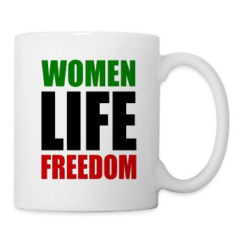 Women life freedom - Mug blanc - blanc - Droite