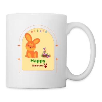 Happy Easter Easter for Easter as a gift, sweet - Mug - white - Right