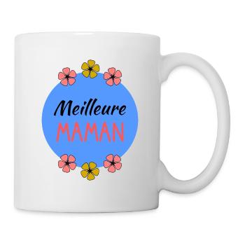 BONNE FÊTE. FÊTE DES MÈRES. FÊTE DES PÈRES. FÊTE - Mug blanc - blanc - Droite