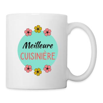 BONNE FÊTE. FÊTE DES MÈRES. FÊTE DES PÈRES. FÊTE - Mug blanc - blanc - Droite