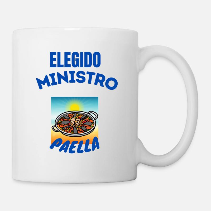 ELECTED MINISTER PAELLA - Mug - white