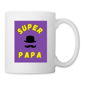 GREAT DAD. DAD. HAPPY BIRTHDAY DAD. DAD. FEAST - Mug - white - Right