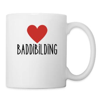 Love Baddibilding - Tasse - Weiß - Rechts