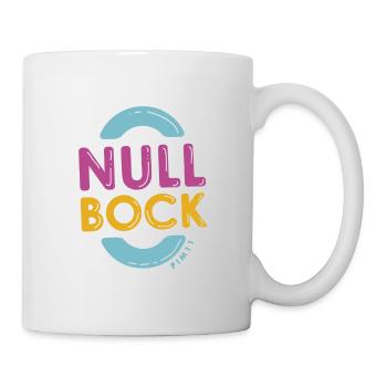 Null Bock (farbig) - Tasse - Weiß - Rechts