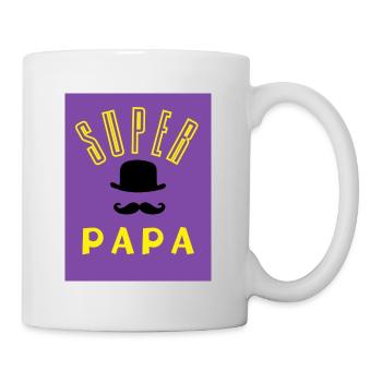 DAD. GREAT DAD. FATHER's DAY. HAPPY BIRTHDAY DAD. - Mug - white - Right