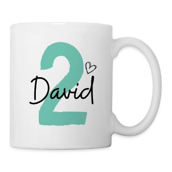 David 2 - Tasse - Weiß - Rechts