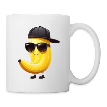 Cool Banana Gangster - Hip Hop Style Design - Mug - white - Right