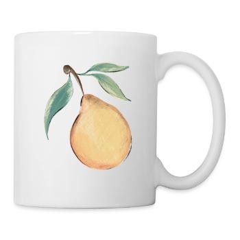Birne - Tasse - Weiß - Rechts