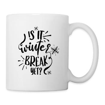 Ist schon Winterpause? - Tasse - Weiß - Rechts